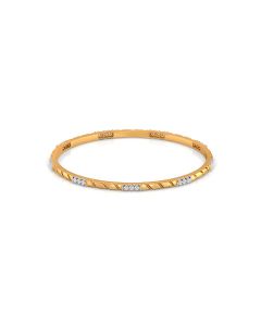 Diamond Studded Slim Bangle