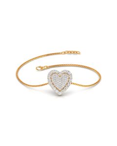 Twin Heart Diamond Bracelet