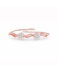 Stunning Rose Gold Diamond Bracelet