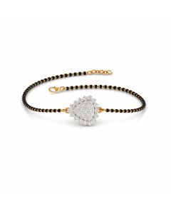 Sparkling Modern Mangalsutra Diamond Bracelet