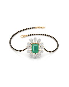 Gaudy Diamond Mangalsutra Diamond Bracelet