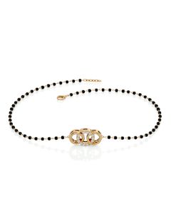 Timeless Black Beads Diamond Bracelet