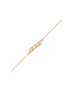 Elegant Art Yellow Gold Bracelet