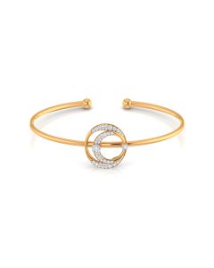 Contemporary Diamond Rose Gold Bracelet