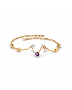 Amethyst and Diamond Bracelet