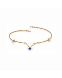 Sapphire Rose Gold Bracelet