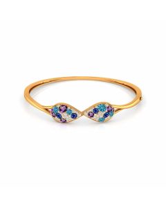 Wavy Sapphire Crystal Bracelet
