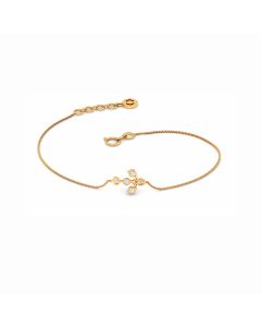 Star Diamond Charm Gold Bracelet