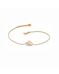 Paisley Diamond Mangalsutra Bracelet