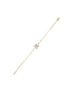 Butterfly Pearl and Diamond Bracelet