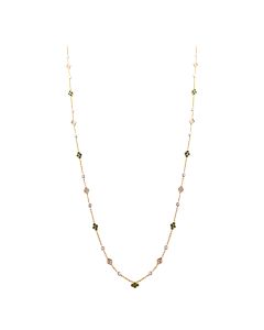 Sober Chic Silver Cord Diamond Necklace