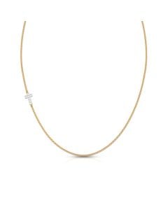 Minimalist Chain with Subtle Star Diamond Pendant