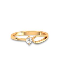 Grand Yellow Gold Solitaire Ring