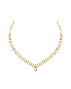 Lustrous Dazzle Diamond Necklace