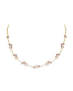 Gracious Curve Diamond Necklace