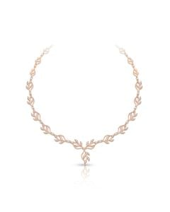 Graceful Rose Gold Vine Necklace