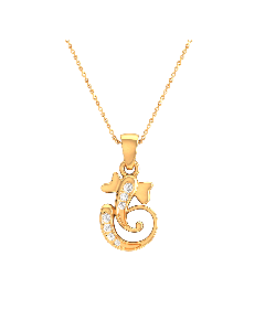 Splendid Ganesha Diamond Pendant