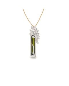 Contemporary Glow Diamond Pendant