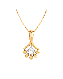 Floral Charms Diamond Necklace Set