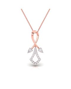 Contemporary Sparkle Diamond Pendant