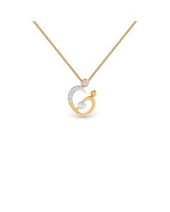 Contemporary Trend Diamond Pendant