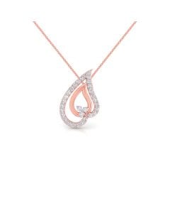 Twin Heart Diamond Pendant