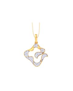 Creative Gold Diamond Pendant