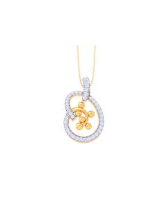 Gracious Gold Diamond Pendant