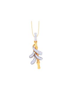 Enigmatic Gold Diamond Pendant