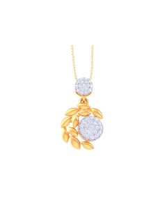 Classy Gold Diamond Pendant