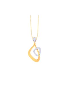 Glorious Gold Diamond Pendant