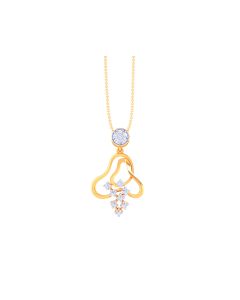 Statement Diamond Gold Pendant