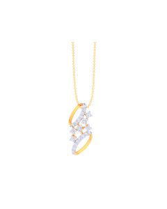 Extravagant Diamond Gold Pendant