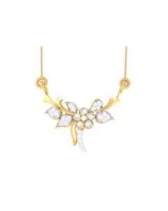 Royal Floral Grace Diamond Mangalsutra