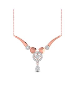 Circular Radiance Diamond Necklace Set