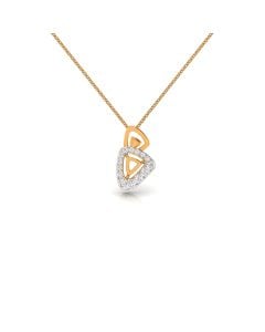 Contemporary Radiance Stylish Diamond Pendant