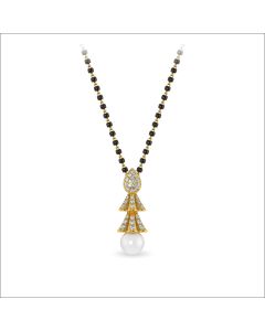 Grand Pearl Drop Diamond Mangalsutra