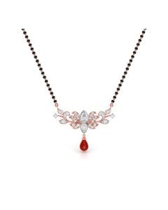 Lotus Radiance Diamond Mangalsutra