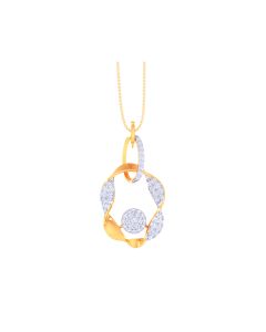 Multi Loop Designer Diamond Pendant