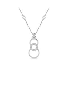 Glorious Diamond White Gold Necklace