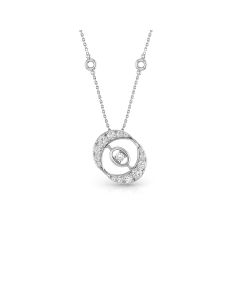 Diamond Glory White Gold Necklace