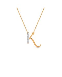 Krispy K Diamond Studded Pendant