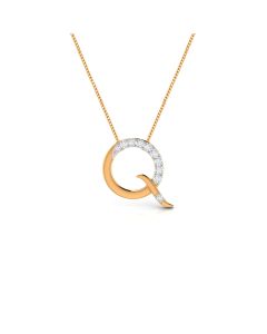 Q Quirky Diamond Pendant