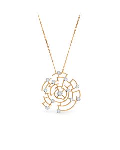 Glorious Rose Gold Diamond Pendant