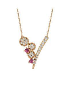 Splendid Gold Diamond Pendant