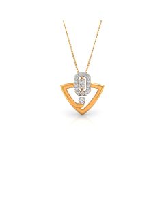 Geometric Diamond Pendant