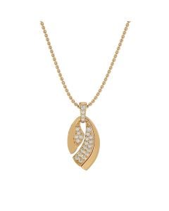 Simple Gold Diamond Pendant