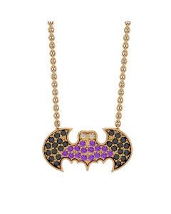 Delightful Bat Diamond Pendant