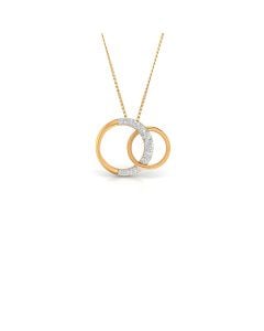 Entwined Diamond Circles Pendant