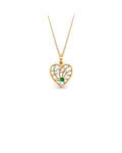 Verdant Love Diamond Pendant